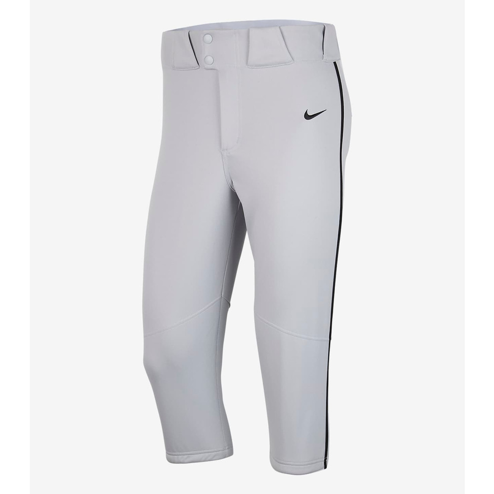 NWT Nike Vapor Select High Piped Gray Baseball Pants Mens Size S (BQ6437-053)
